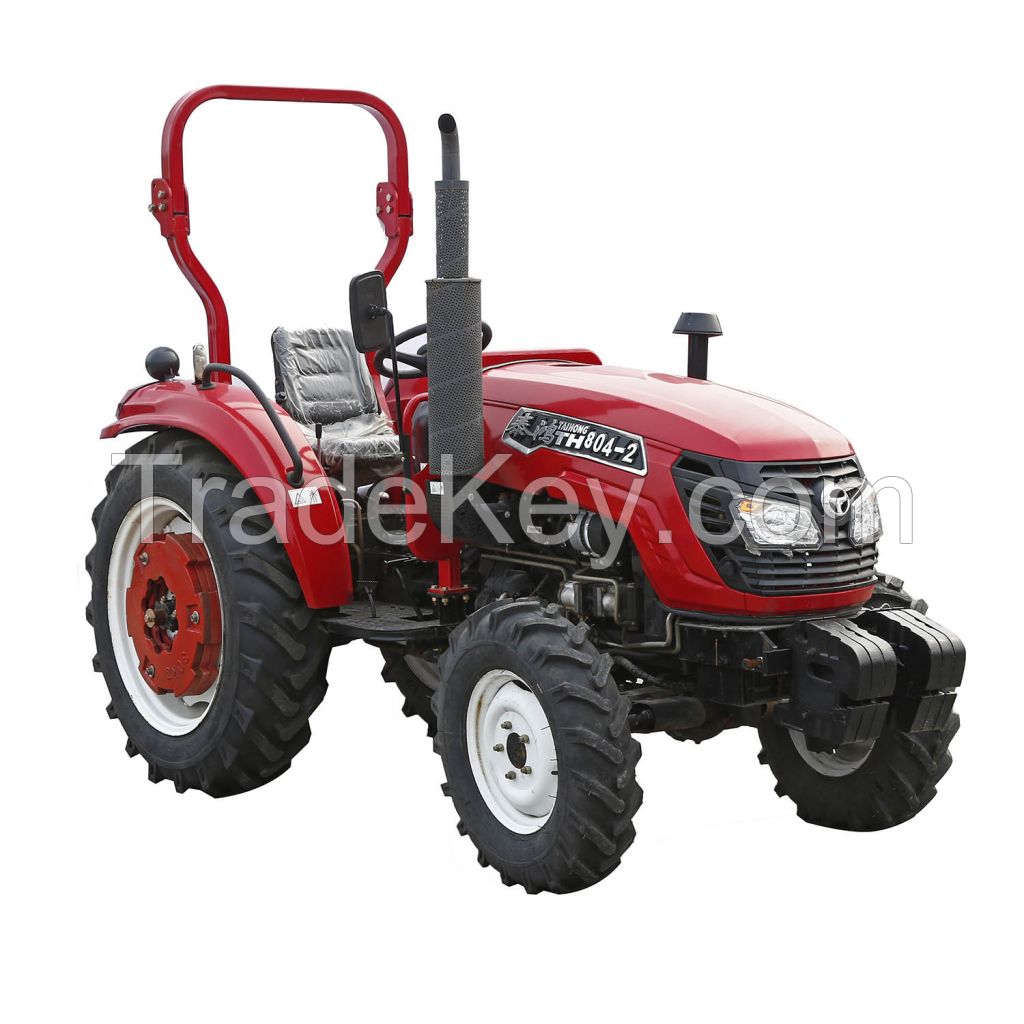 Factory Cheap 4WD 80HP Farm Tractor.