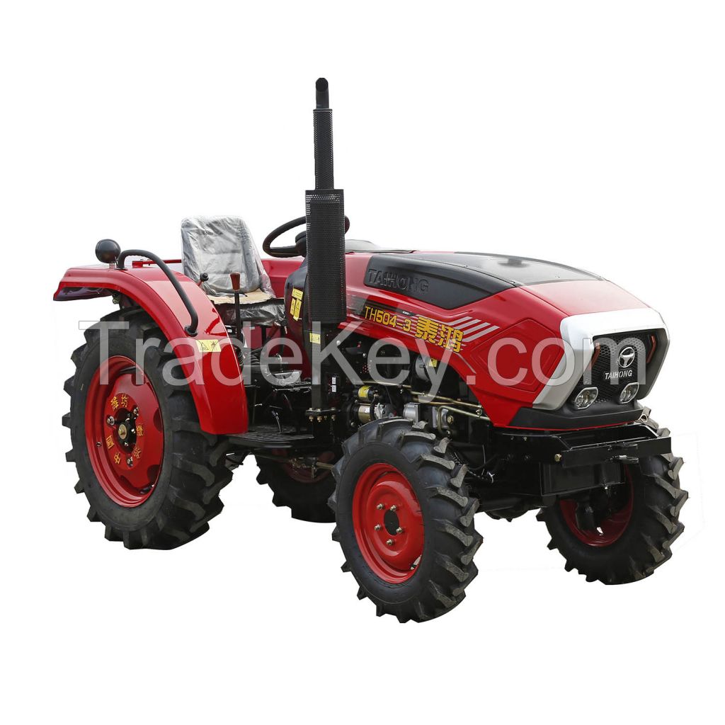 Factory Cheap 4WD 50HP Farm Tractor.