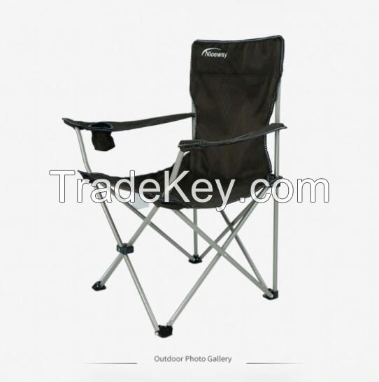 Outdoor Modern Portable Director Sun Lounger Folding Metal Chair