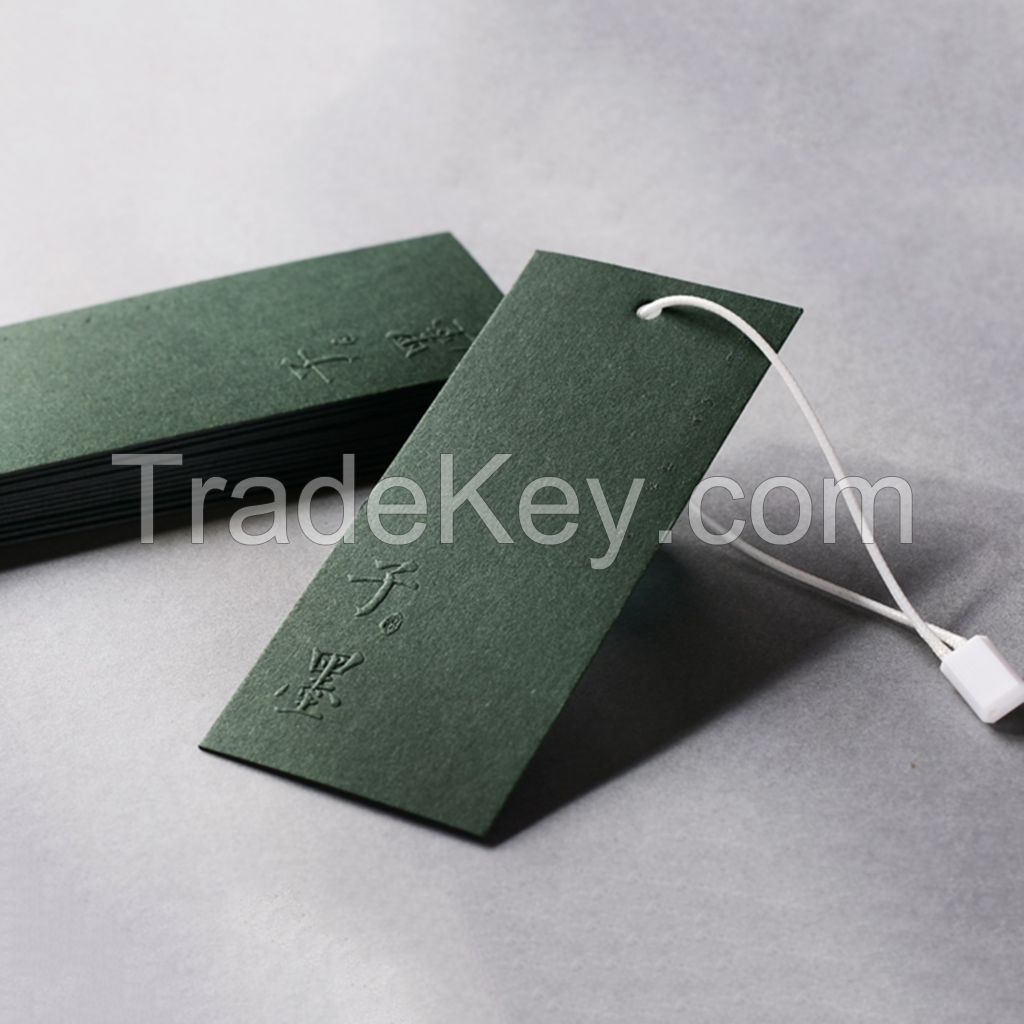 Embossing Hang Tags Tags for Clothing Personalized Tags Price Tag Swing Tags