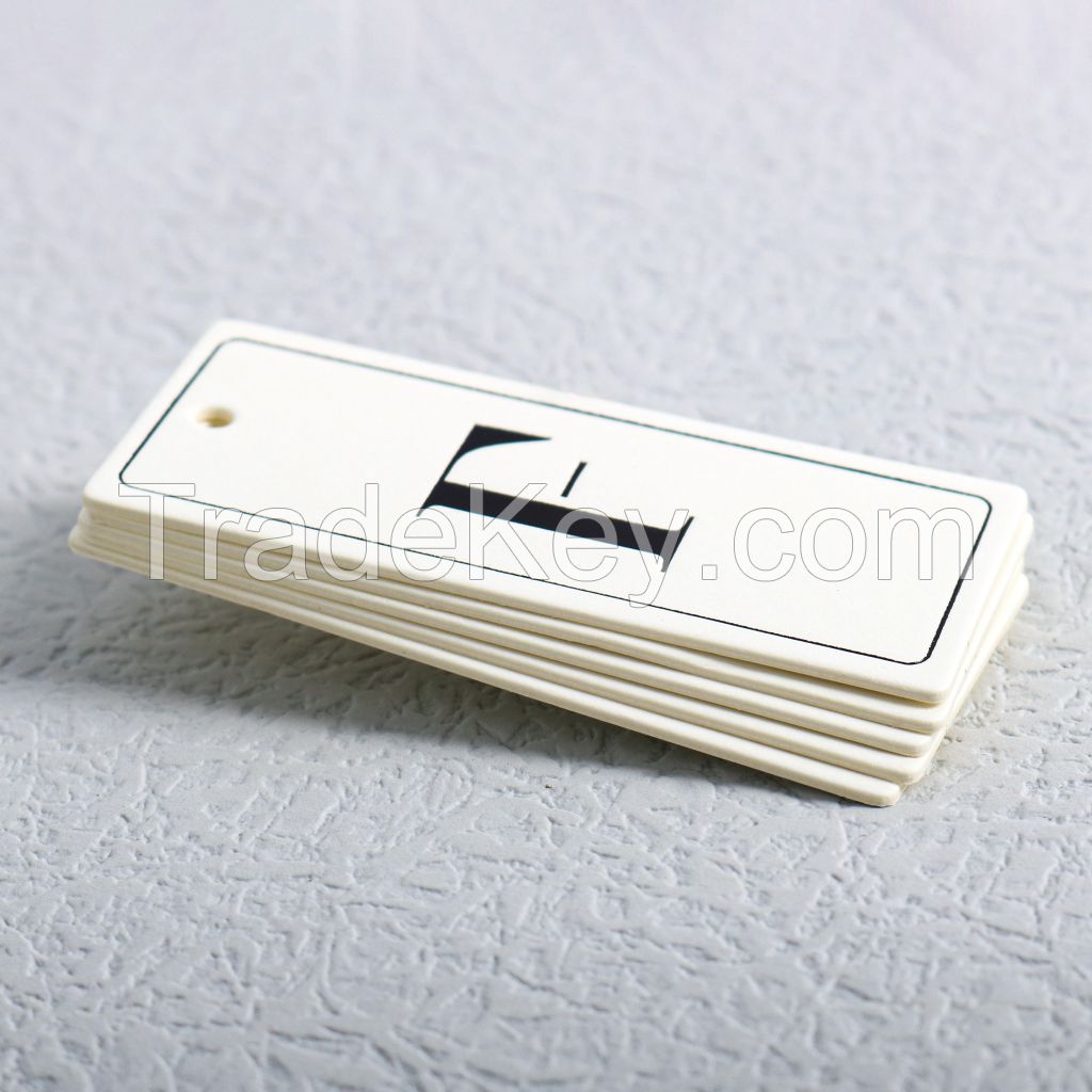 Custom Thick Hang Tag for Clothing Gold Foiled Paper Hang Tags