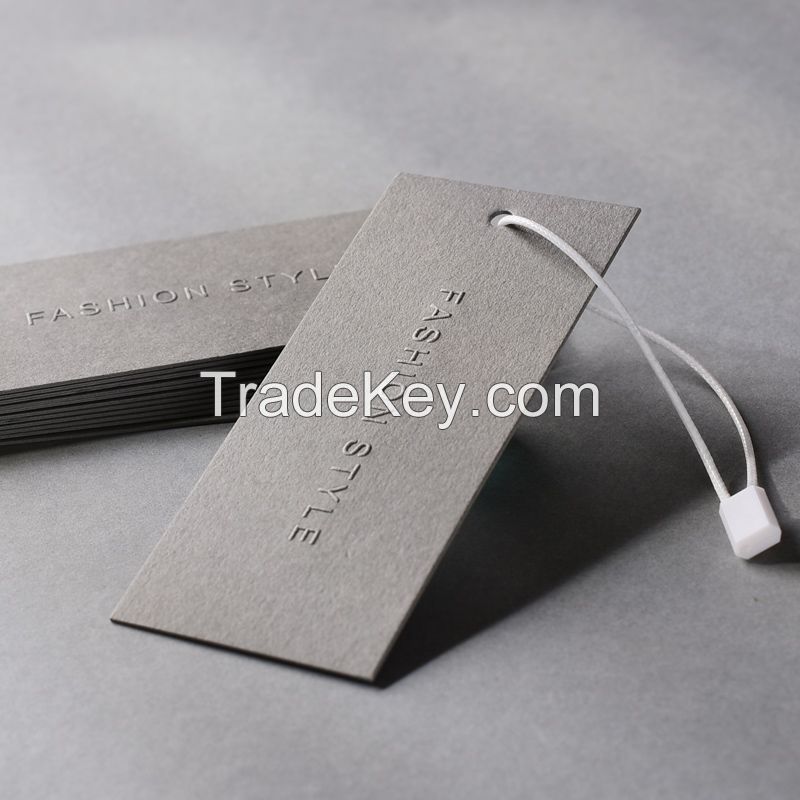 Embossing Hang Tags Tags for Clothing Personalized Tags Price Tag Swing Tags