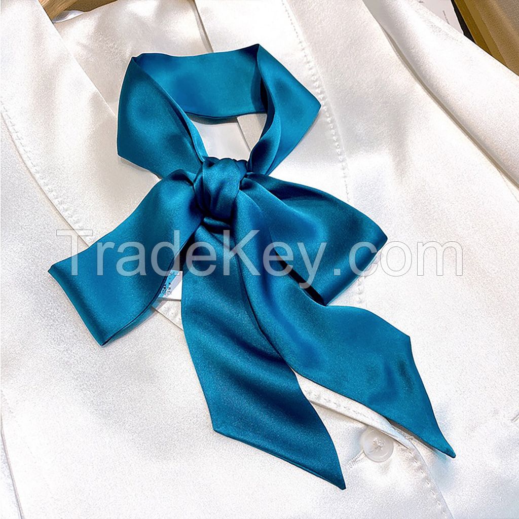 Custom Mulberry Silk Scarves, Company Culture Gift, Custom Scarf, 100% Real Silk Bandana