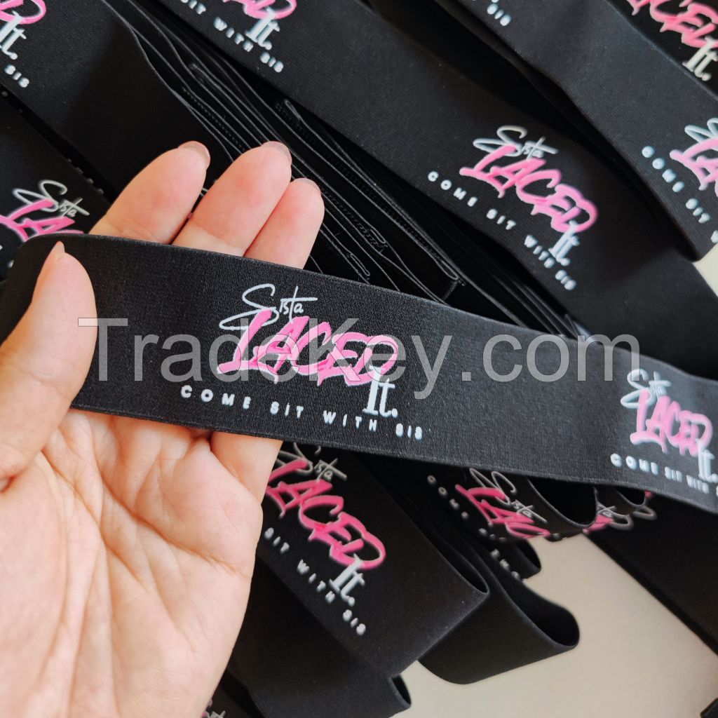 Elastic melt Band Custom hair band Melt Belt hair band Edge Slayer Elastic Melt Band Wigs Custom Logo Elastic Band For Hair Edge Slayer Hair Band with Velcro