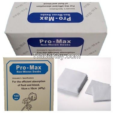 Pro-Max Non-Woven Swabs (Sterile) 