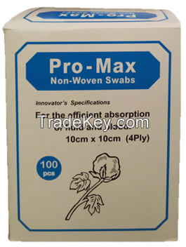 Pro-Max Non-Woven Swabs (Sterile)