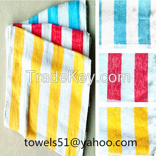 Cotton/polyester Cheap Stripe Kitchen Towel_40x43cm_3 packed