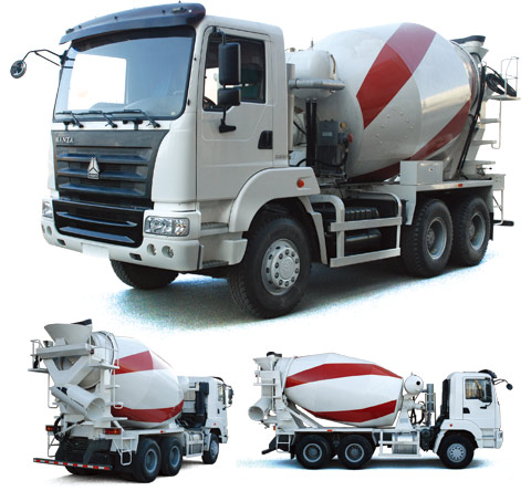 Concrete mixer truck, mixer truck, concrete mixer