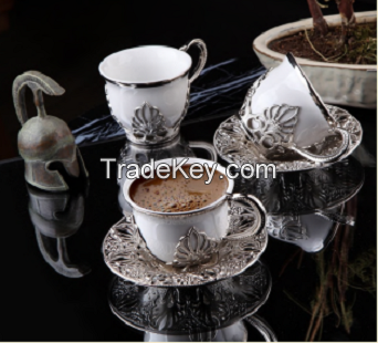 Patterned Six-piece cup set