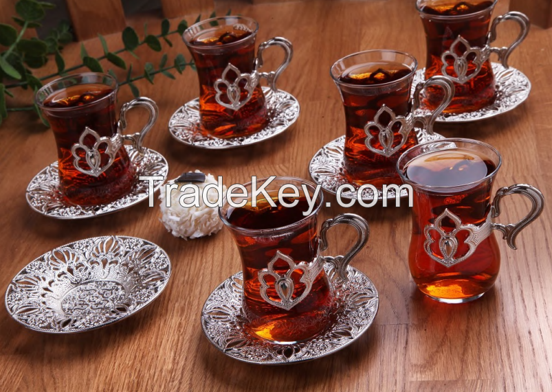 Patterned Six-piece cup set