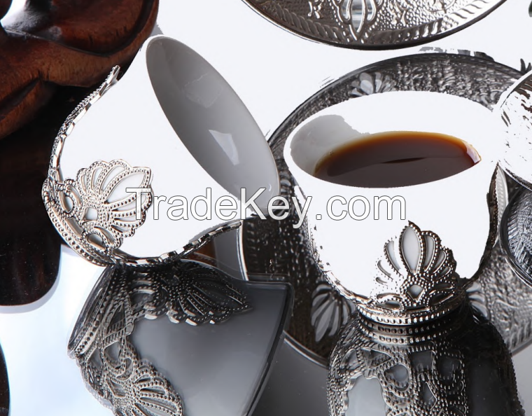 Patterned Six-piece cup set