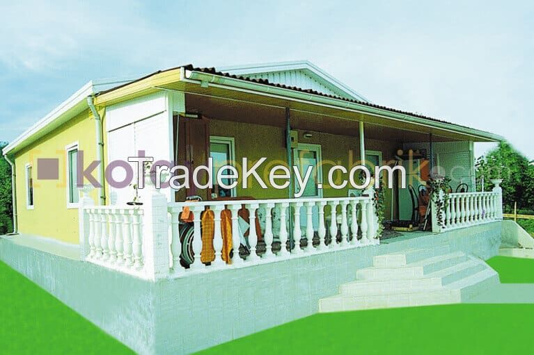 Prefabricated House 86 M2 One-storey (2+1), Turkey Prefabricated House