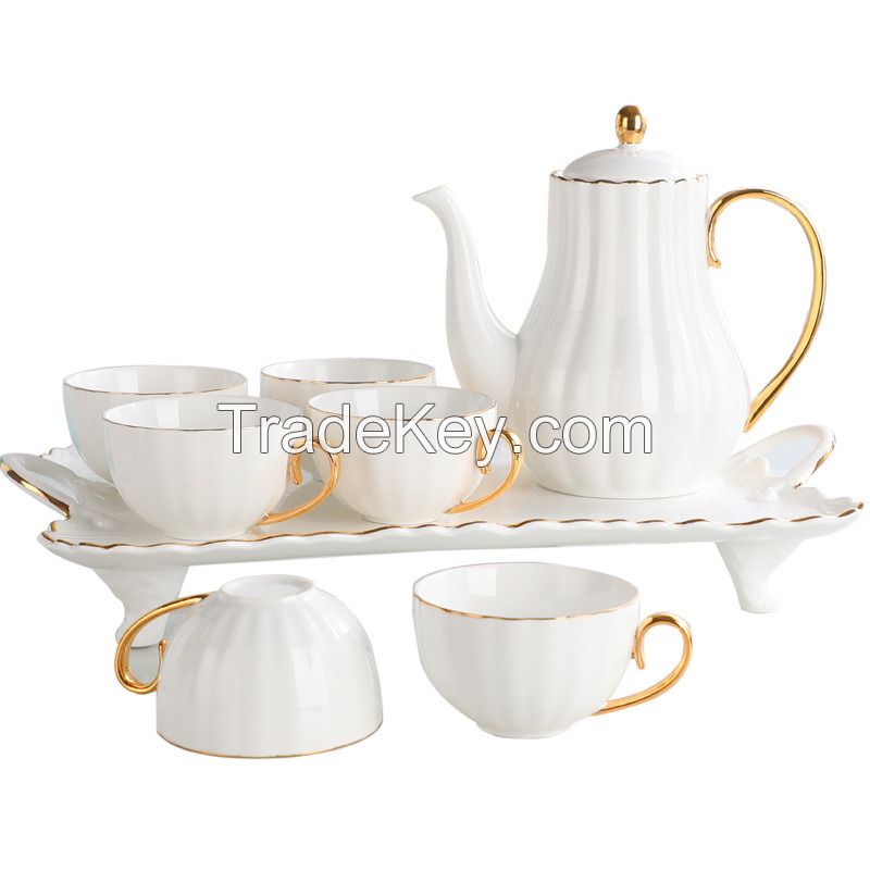 Vietnam High Quality Ceramic Coffee And Tea Cup Sets With Saucers With Competitive Price For Wholesaler