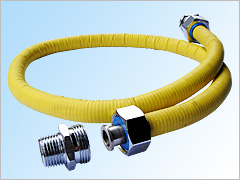 SS flexible gas connector with PVC cover (NTR-36)