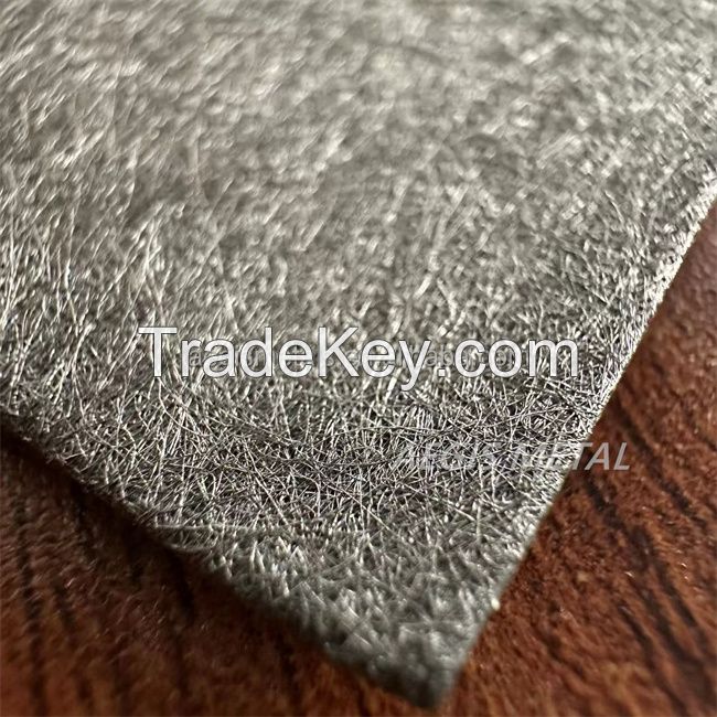 titanium sintered fiber felt sheet 0.25 0.4 0.6 0.8 1 mm thickness titanium felt