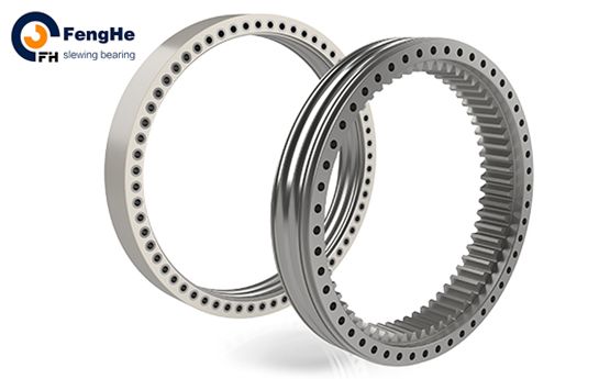 High speed slewing ring bearing rotatable bearing with external gear