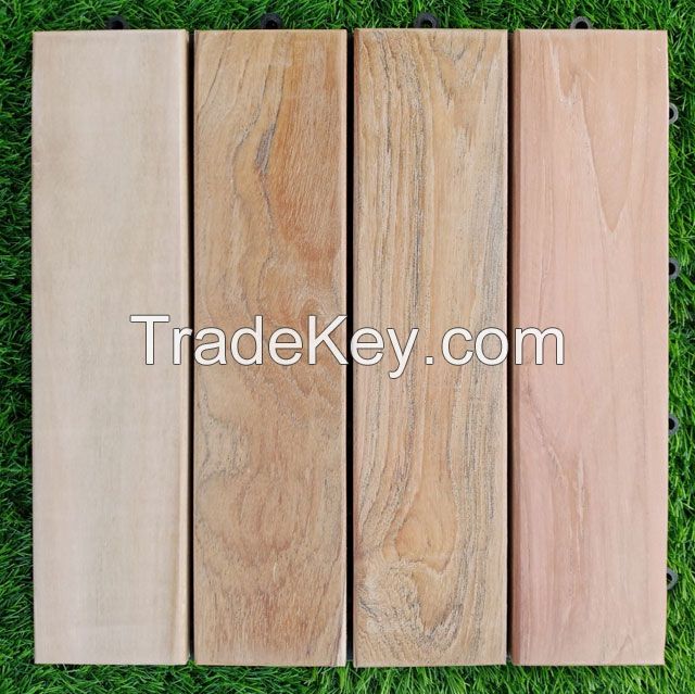 Interlock Wood Deck Tile, Garden deck, Pool side deck