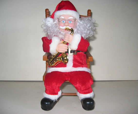 Santa Claus In Chair