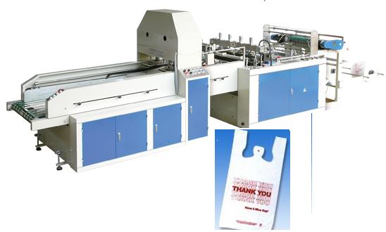 Hot Sealing T-shirt Bag Making Machine