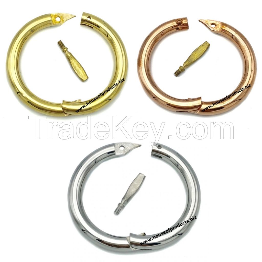High Quality Bull Nose Rings Veterinary Instruments Bull Nose Rings Self Piercing