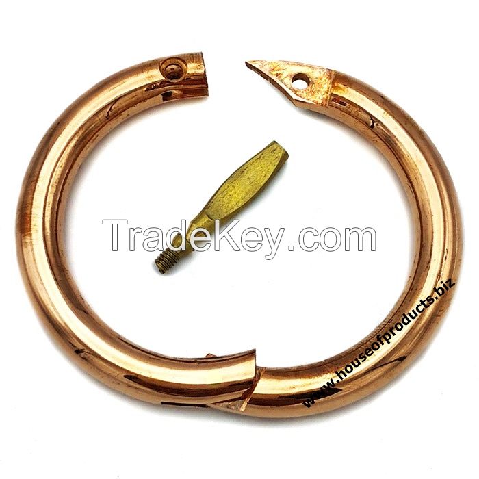 High Quality Bull Nose Rings Veterinary Instruments Bull Nose Rings Self Piercing