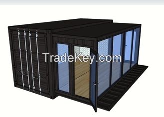 Residential Expandable Shipping Container House 20HC Heat Insulation