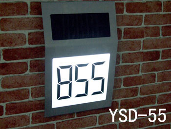 House Number Plate and Traffic Signal Light (YSD-55)