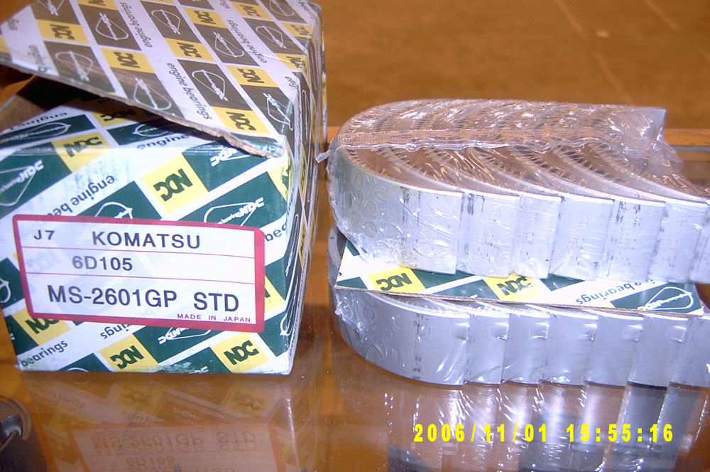 Komatsu 6D105 STD Main Bearing Connecting Rod Bearing