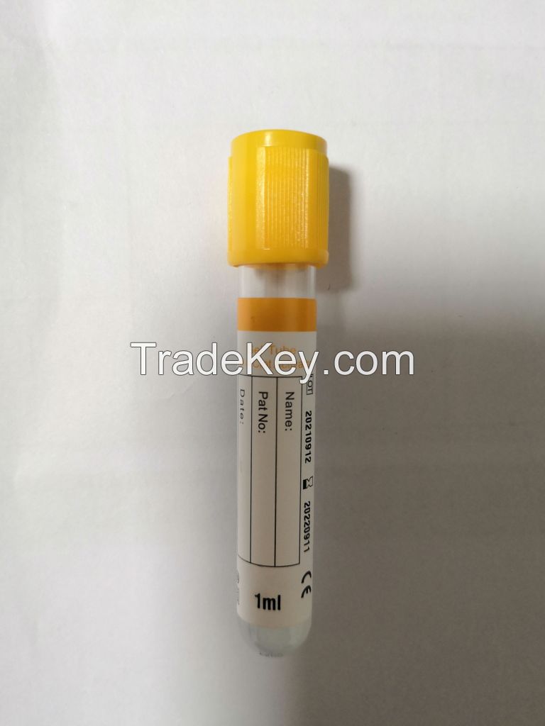 Vacuum Blood Collection Tube Gel and Clot Activator