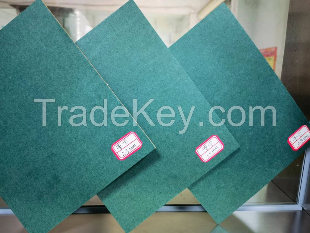 Cyan insulating paper and paper board
