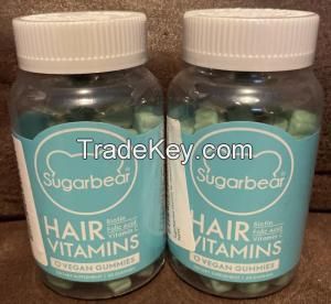Sugar BearHair Hair Vitamins Vegetarian Gummies 60