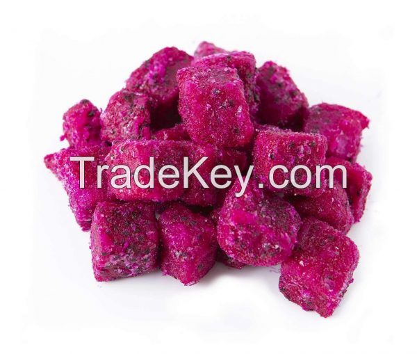 Frozen IQF Dragon Fruit From Vietnam - High Quality, Stable Supply, Competitive Price (HuuNghi Fruit)