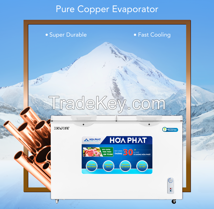 Hoa Phat 2-door freezer Inverter HCFI 656S2D2