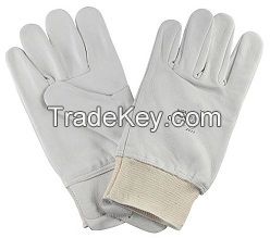 Cowhide full grain palm driver gloves