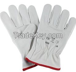 Cowhide full grain leather gloves