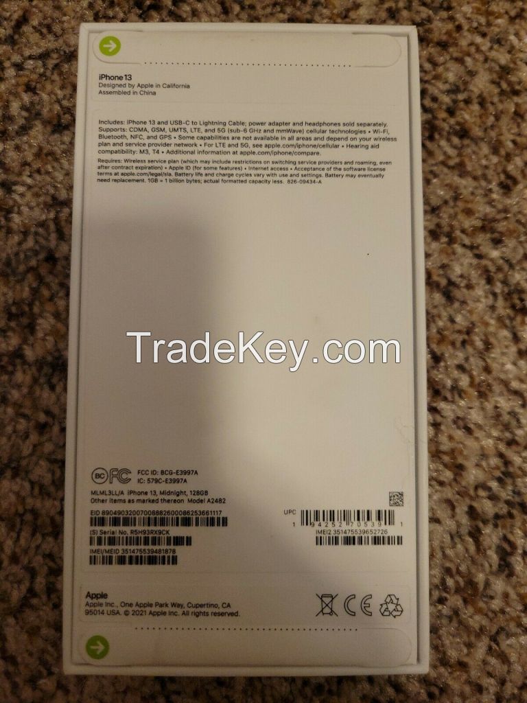 App-le i Phone 13 - 256GB - Starlight (Unlocked) NEW In Sealed Box