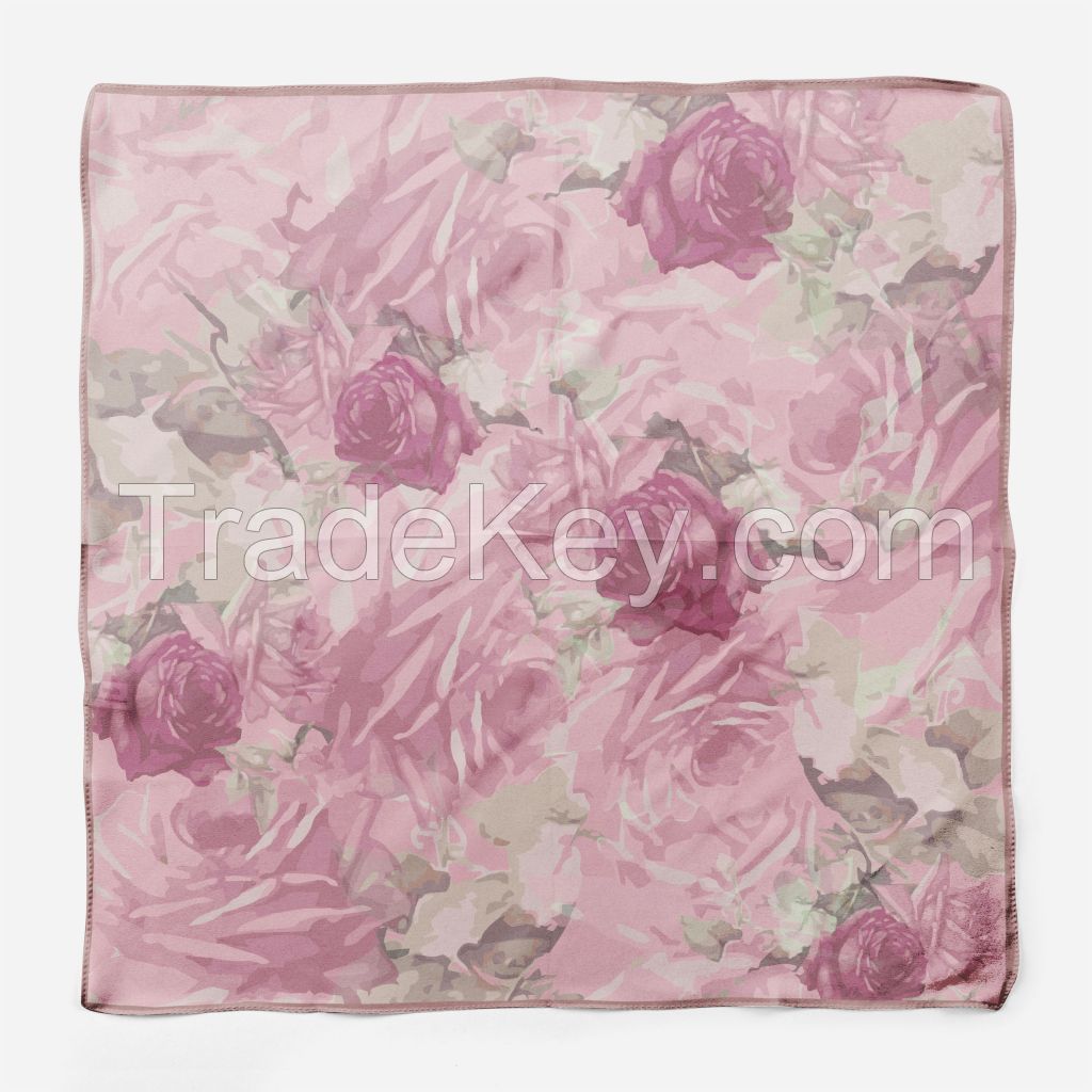 Premium Silk Scarves Floral