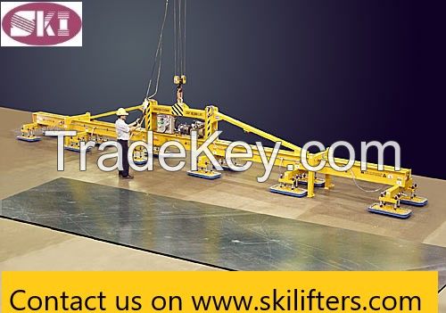 Vacuum lifter, glass lifter, roof cladding lifter