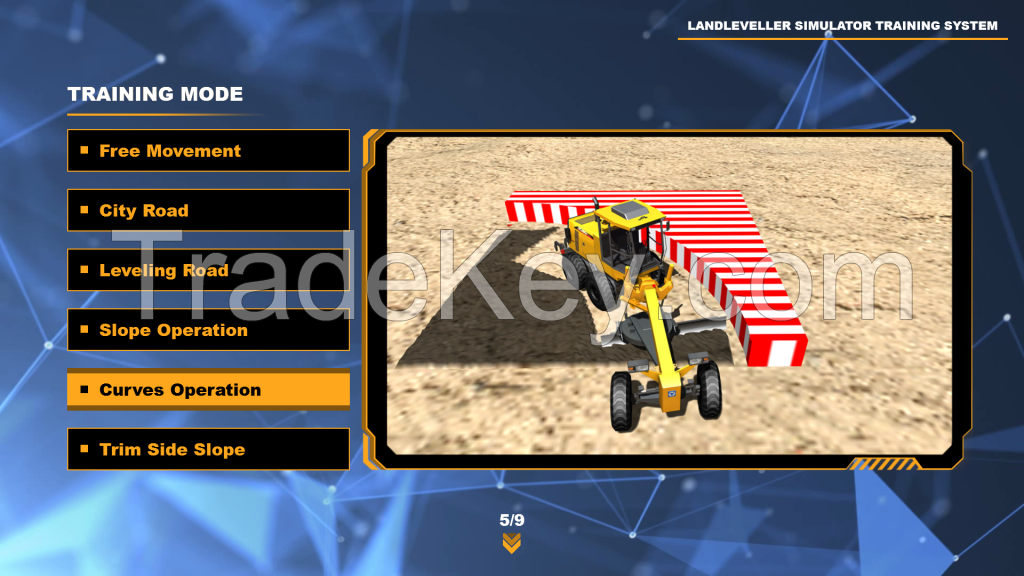 MOTOR GRADER OPERATOR PERSONAL TRAINING SIMULATOR