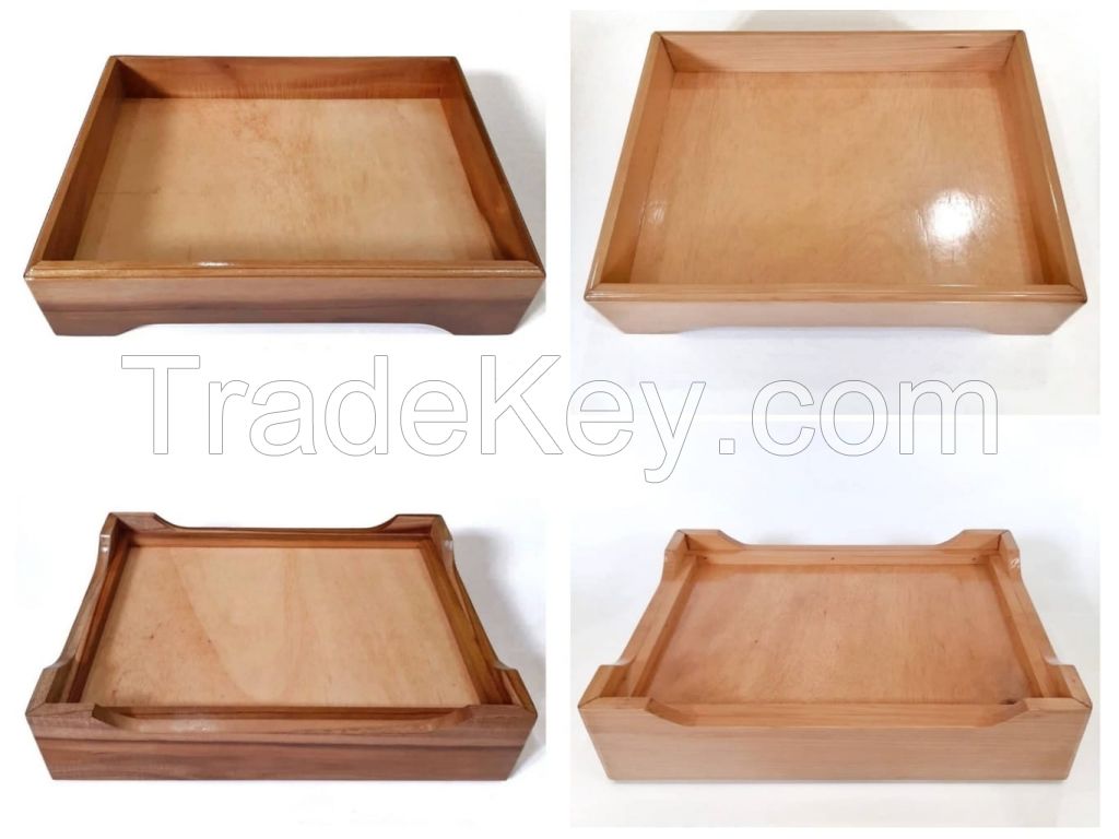 Wood crafts wooden handicraft food serving tray