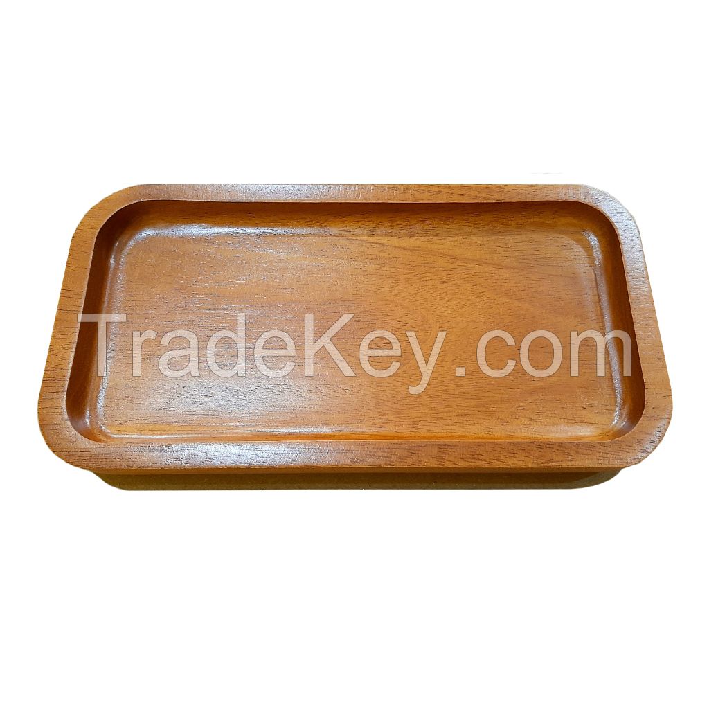 Wood crafts wooden handicraft bathroom cup holder tray