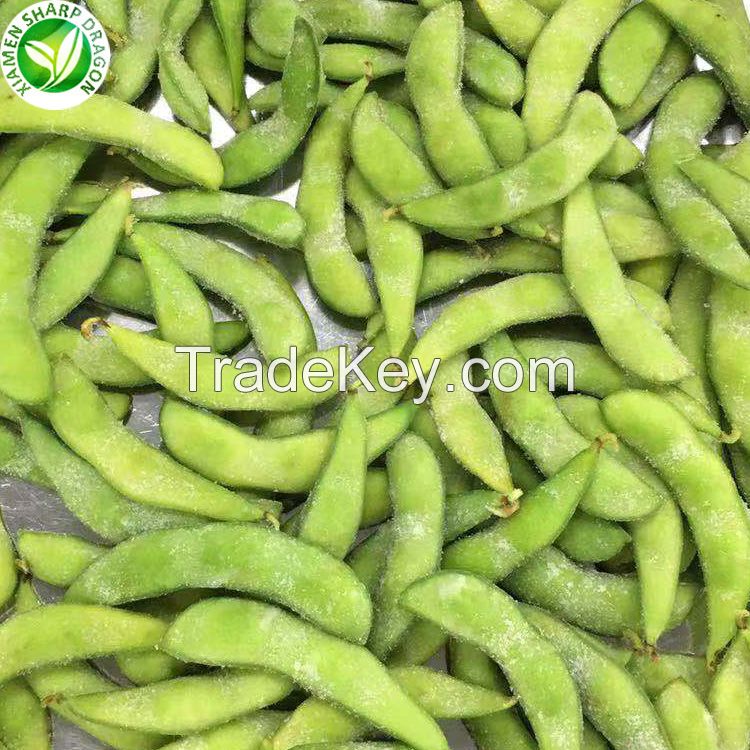 Wholesale high quality IQF frozen green edamame