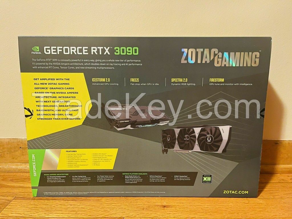 SEALED ZO-TAC GAMING RTX 3090 T  r i n i t y OC 24GB Graphics Card
