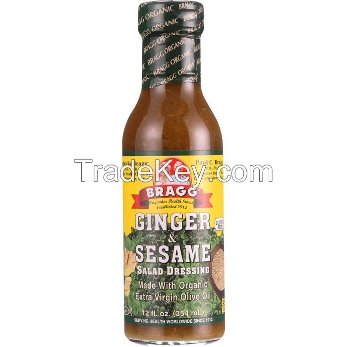 Selling Bragg Salad Dressing Ginger & Sesame Organic 355ml
