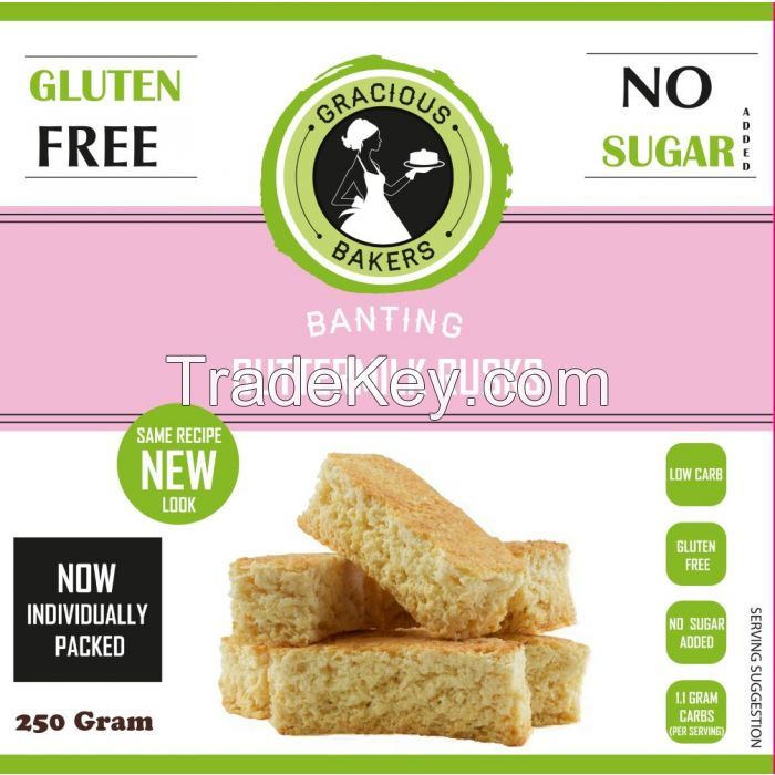 Selling Gracious Bakers Rusks Buttermilk Banting 250g