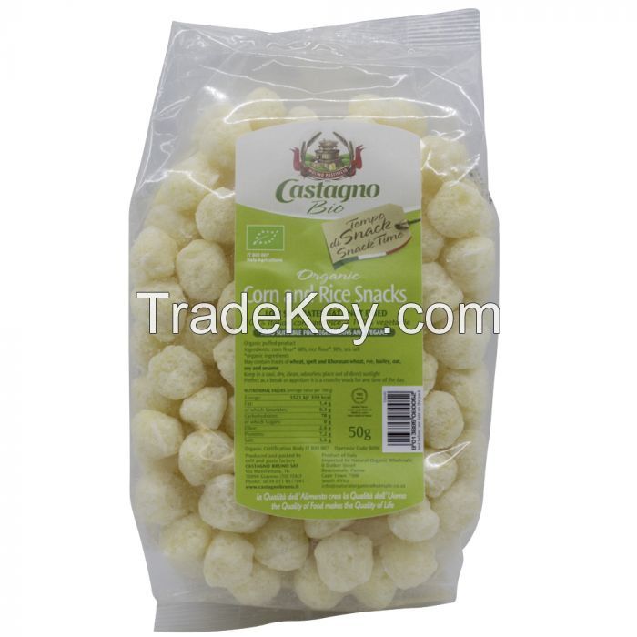 Selling Castagno Organic Corn And Rice Snacks 50g