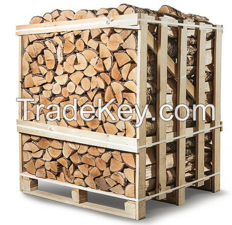 Factory price Dry Beech / Oak Firewood On Pallets