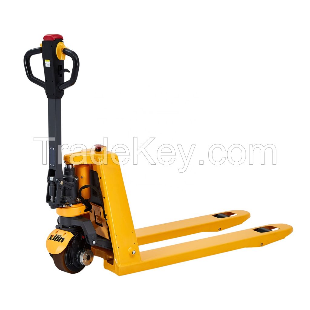 Xilin Mini Material Handling 1500kg 3300lbs 1.5 ton Lithium Battery Electric Pallet Truck