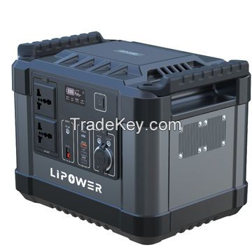  Newest 2000w 220v 1536wh emergency battery power supply solar portable generator