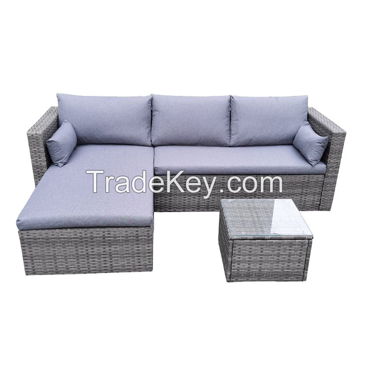 Pieces Rattan outdoor sofa grey rattan wicker sectional garden sofas outdoor garden patio furniture morden furniture outdoor.